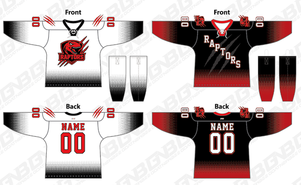 Raptors Custom Hockey Jerseys And Socks