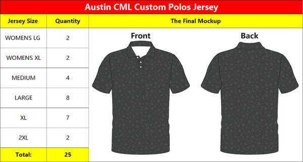 Austin CML Custom Polos Jersey