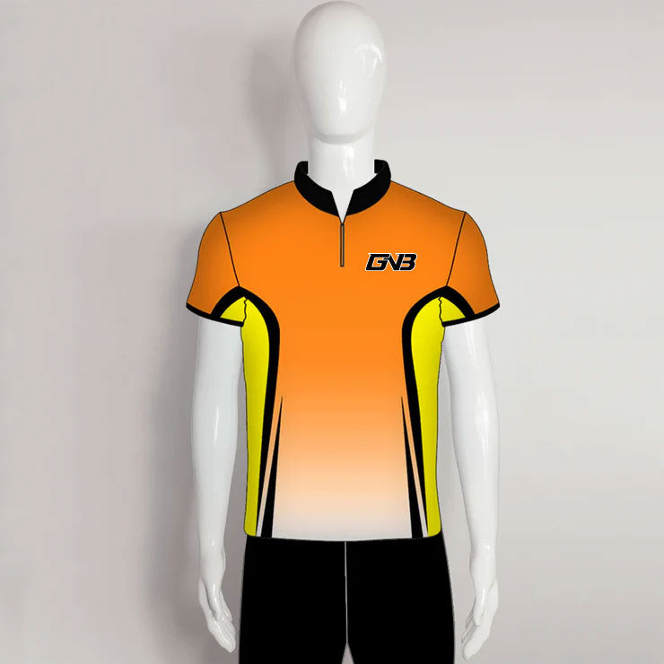 AJZ14 Orange Yellow Custom Archery Team Jerseys