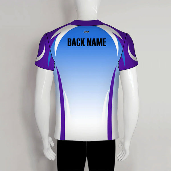 AJZ15 Purple/White/Blue Custom Archery Club Jerseys
