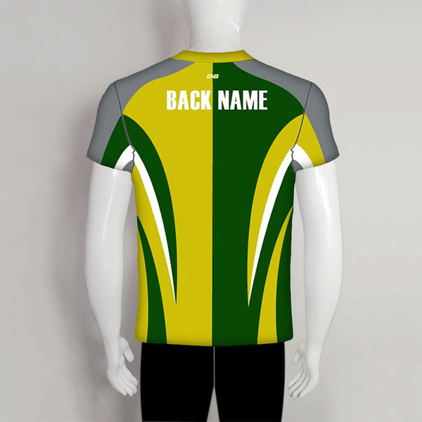 AJZ16 Green/Yellow/Gray Custom Archery Club Jerseys