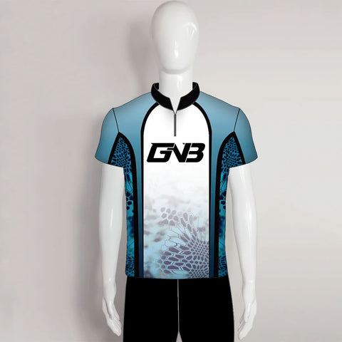 AJZ19 Blue Black Custom Performance Archery Jerseys