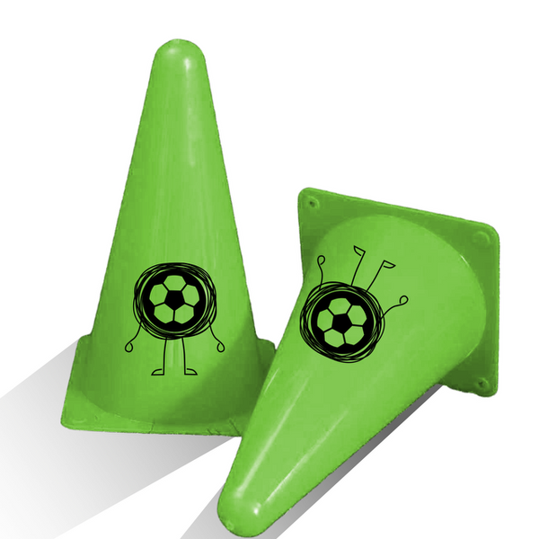 Multi-Color Cones Set (9 Inch 60 Pack)