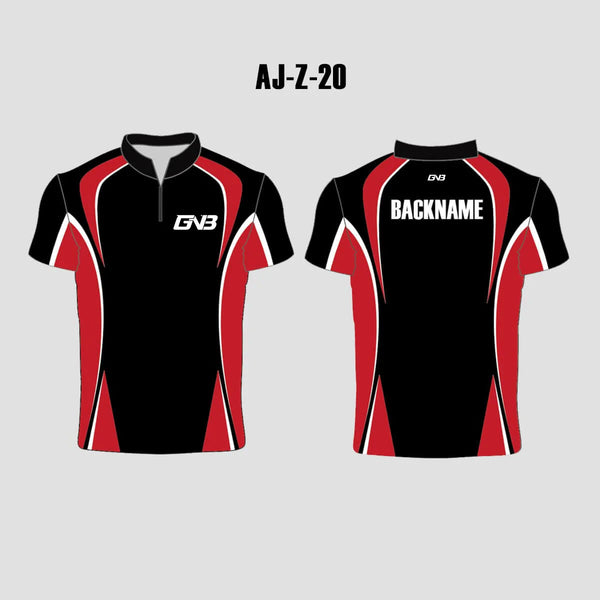 AJZ20 Black Custom Performance Archery Jerseys