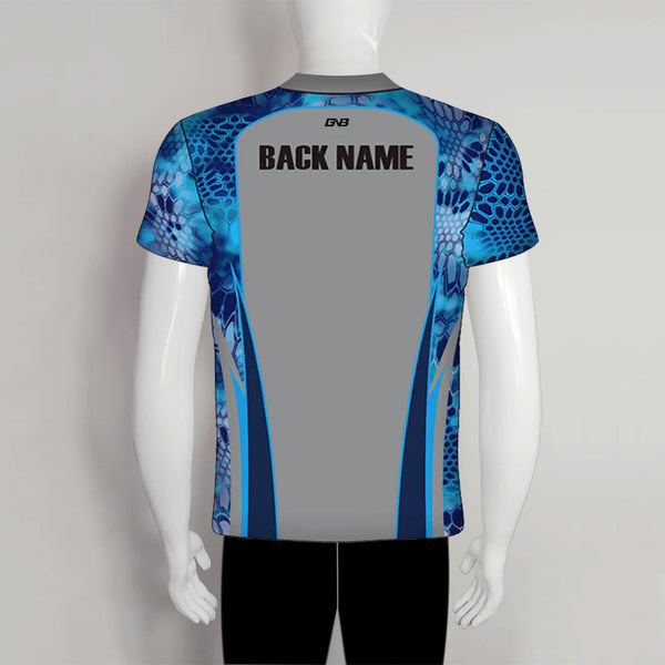 AJZ22 Performance Custom Gray Archery Jerseys