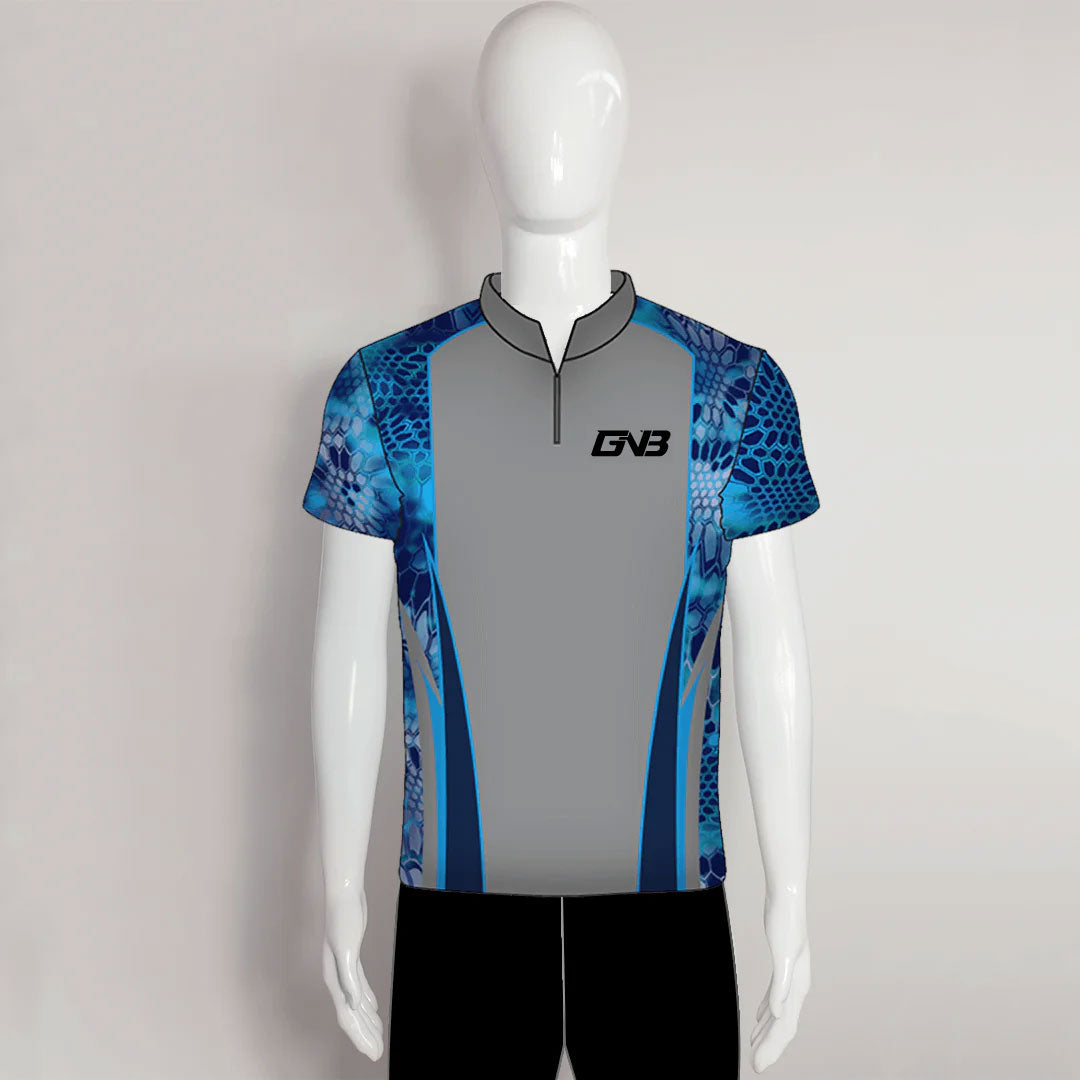 AJZ22 Performance Custom Gray Archery Jerseys