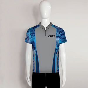 AJZ22 Performance Custom Gray Archery Jerseys