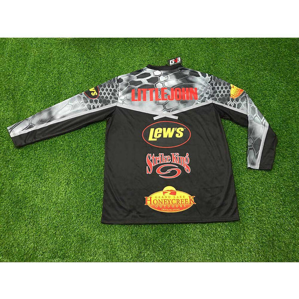 FJZ67 Gray Custom Fishing Jerseys 1/4 Zip