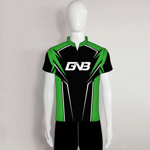 AJZ25 Green Custom Sublimated Zip Archery Jerseys