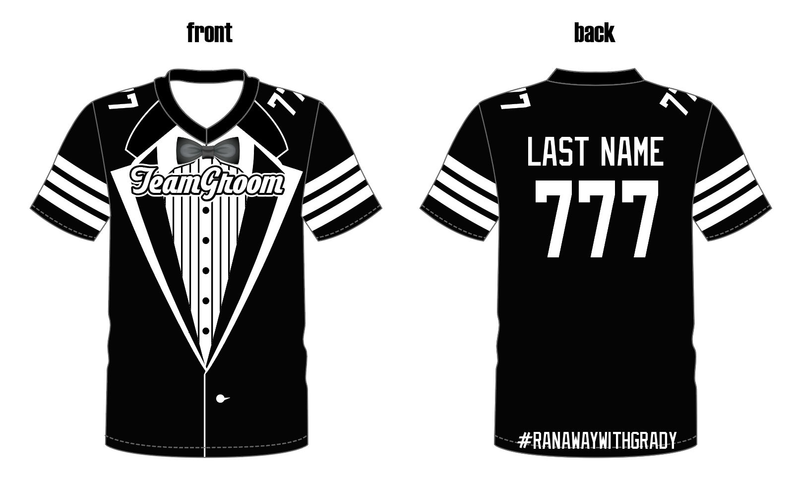 Team Groom Jersey - Special Order 12-07-2023