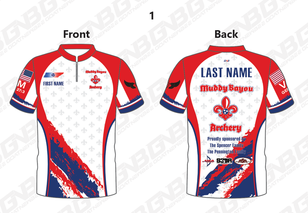 Muddy Bayou Archery Custom Archery Jerseys