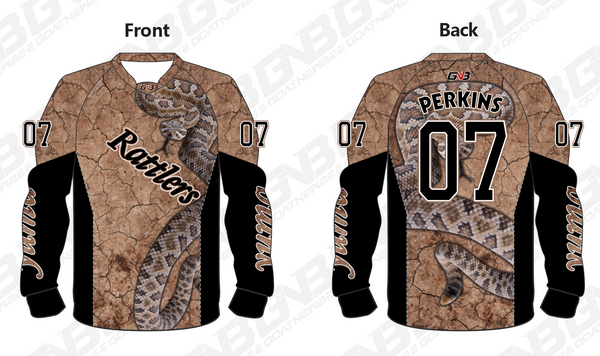 Rattlers Paintball Jerseys and Short Sleeves 2026