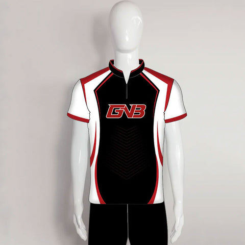 AJZ31 Black Red Custom Archery Jerseys