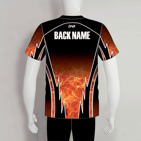 AJZ35 Blaze Black Custom Archery Jerseys For Men Women