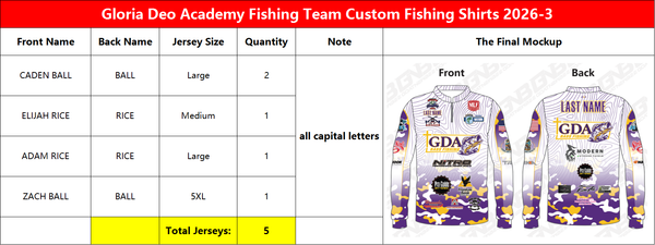 Gloria Deo Academy Fishing Team Custom Fishing Shirts 2026-3