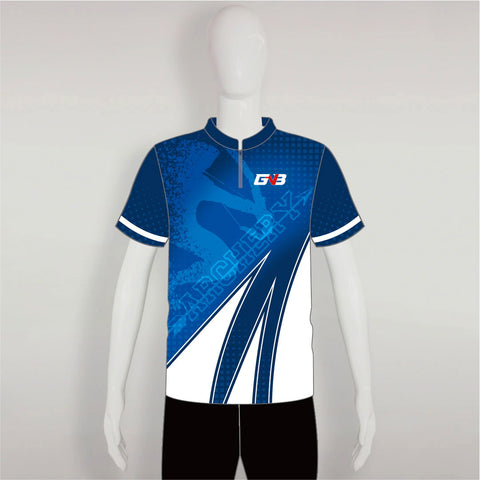 AJZ43 Archer Themed Blue Custom Archery Shooter Jerseys