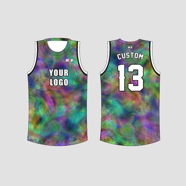 Colorful Paint Abstract Custom EDM Hockey/Baseball/Basketball Jerseys