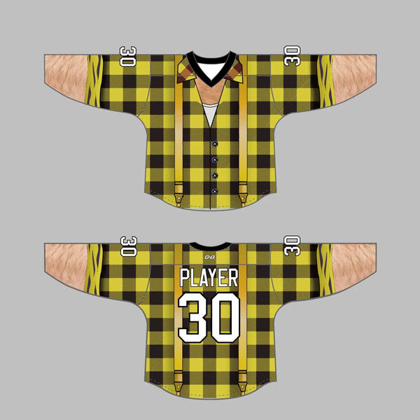 HJQ2 Lumberjacks Custom Sublimated Hockey Jerseys Multi Color Options