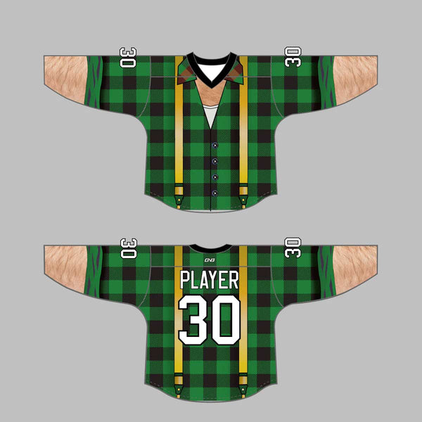 HJQ2 Lumberjacks Custom Sublimated Hockey Jerseys Multi Color Options