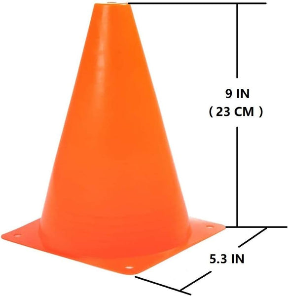 Soccer Cones Set-9 Inch 60 Pack