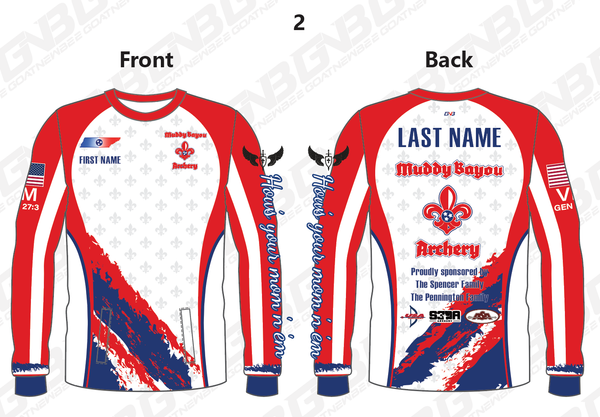 Muddy Bayou Archery Custom Archery Jerseys
