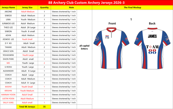 88 Archery Club Archery Jerseys2026-3