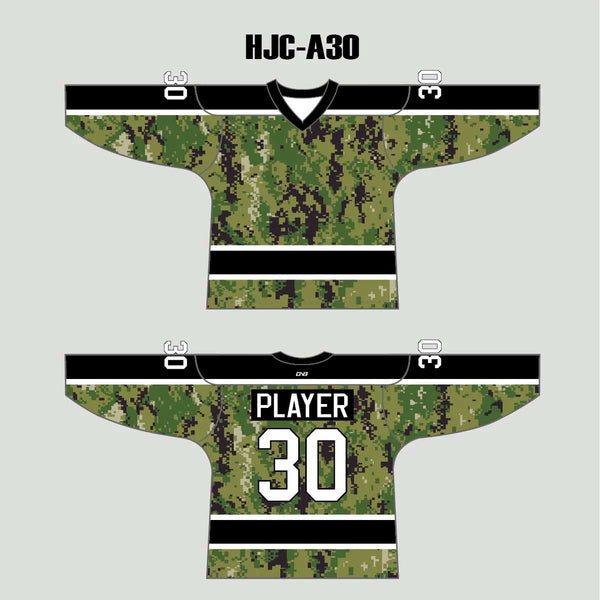 AOR-2 Digital Camouflage Custom Hockey Jerseys