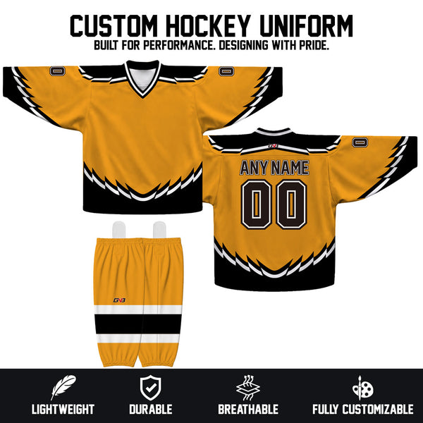 C11 Sublimated Custom Team Hockey Jerseys Socks