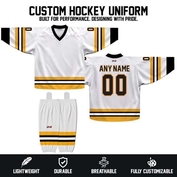 C5 Sublimated Custom Team Hockey Jerseys Socks