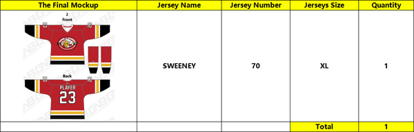 Matt Penzien Hockey Custom Sublimated Hockey Jerseys - 1