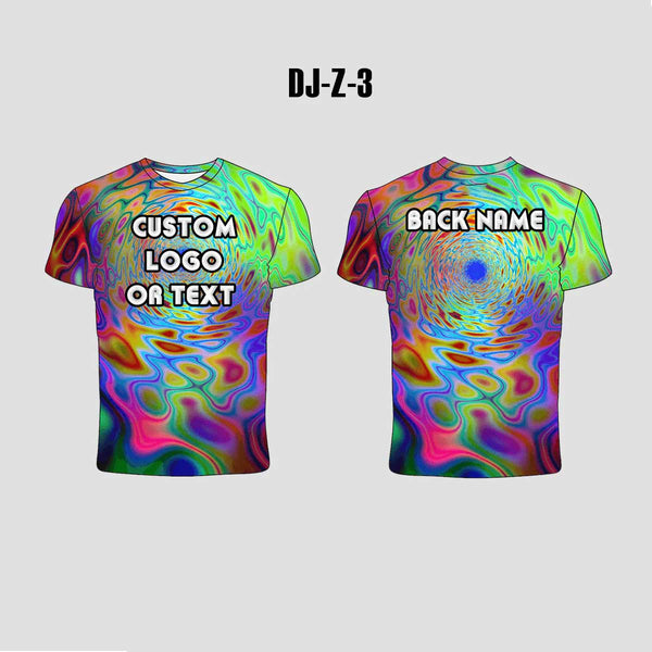 EDM Rave Music Festival Trippy Cool Sublimated Custom Shirts
