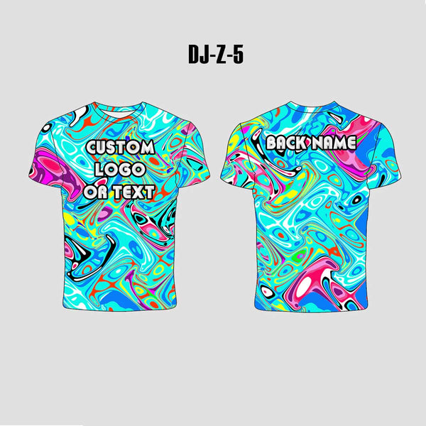 EDM Rave Music Festival Trippy Cool Sublimated Custom Shirts