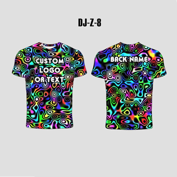 EDM Rave Music Festival Trippy Cool Sublimated Custom Shirts