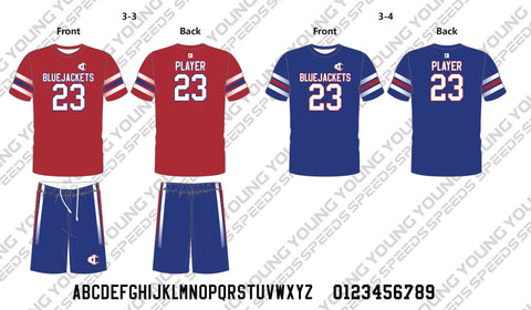 Cambridge-Isanti Youth Football Custom Flag Football Uniform - 03
