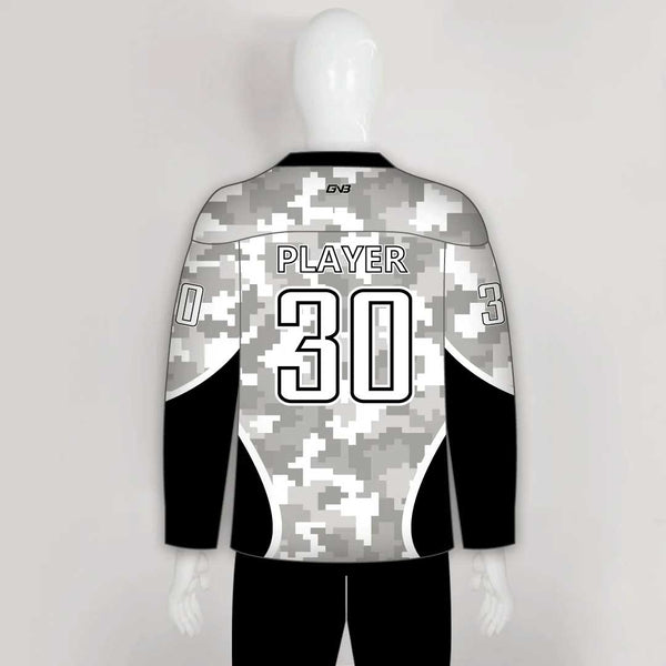 Snow Digital Camo Pattern 2 Hockey Jerseys Custom Made