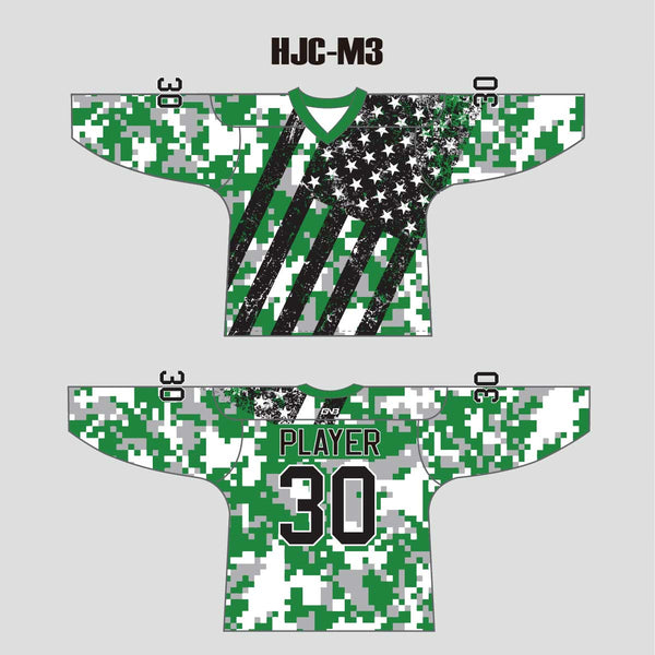 Military Pride Digital Camo Hockey Jerseys Custom Made