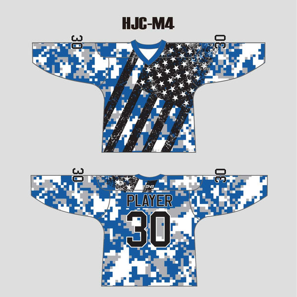 Military Pride Digital Camo Hockey Jerseys Custom Made