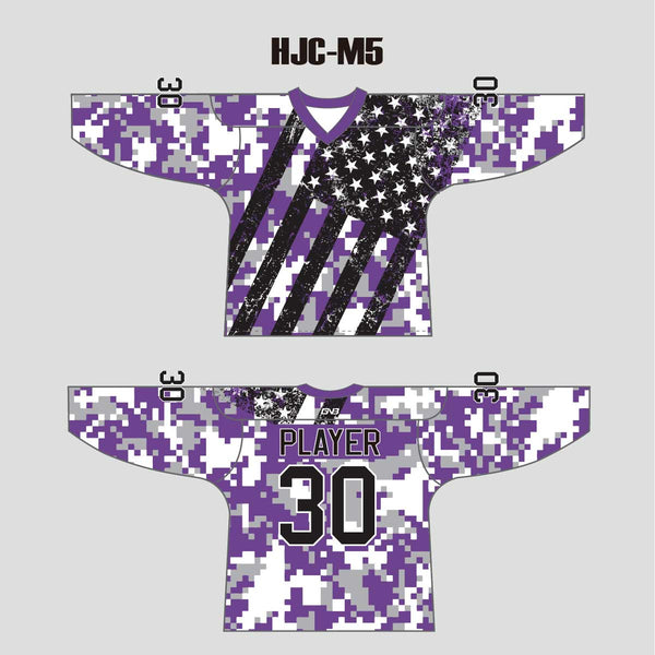 Military Pride Digital Camo Hockey Jerseys Custom Made