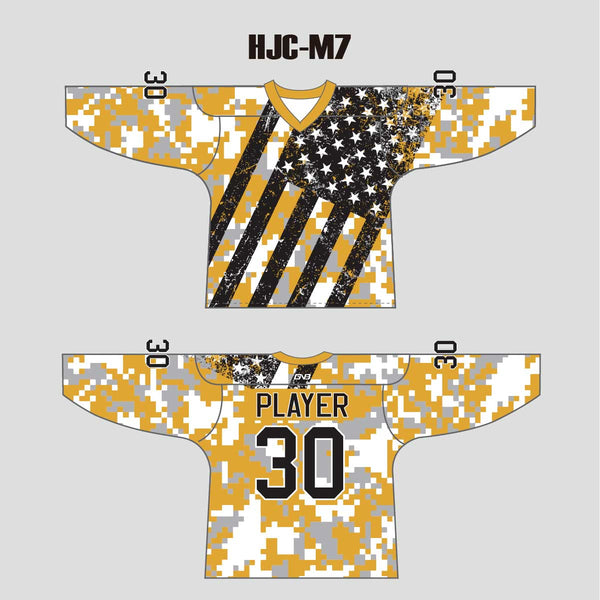 Military Pride Digital Camo Hockey Jerseys Custom Made