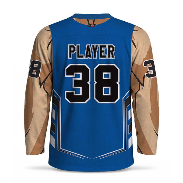 HJZ244 Muscle Man Sublimated Custom Hockey Jerseys