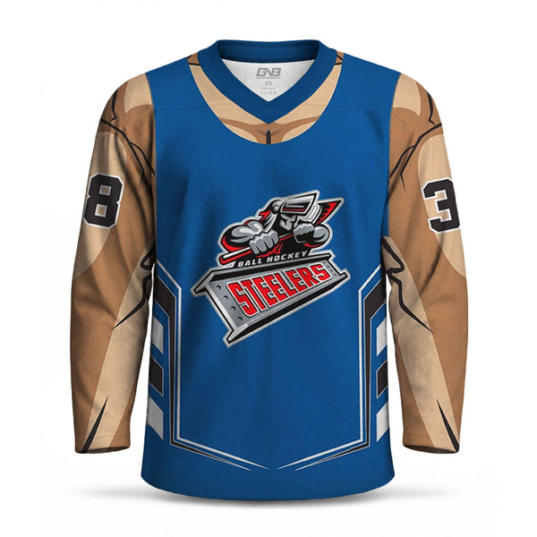 HJZ244 Muscle Man Sublimated Custom Hockey Jerseys