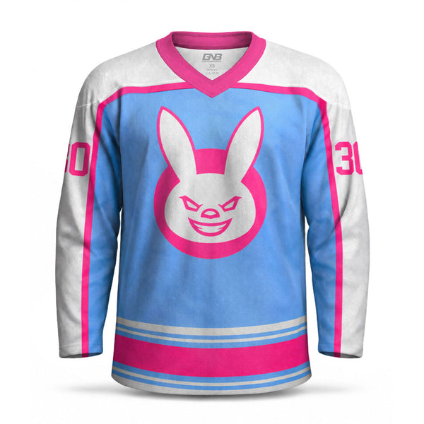 HJZ307 Bunny Sublimated Custom Hockey Jerseys