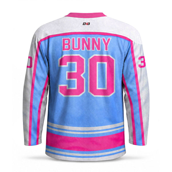 HJZ307 Bunny Sublimated Custom Hockey Jerseys