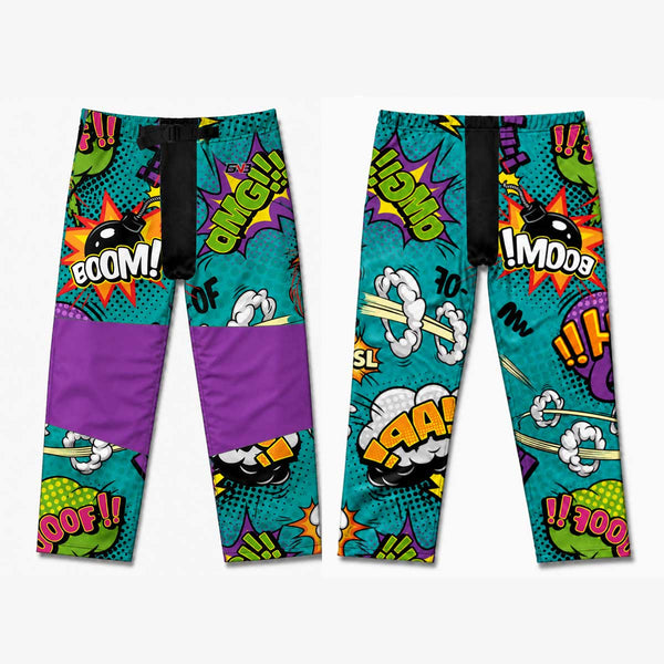 X5 Boom Funny Custom Inline and Roller Hockey Pants