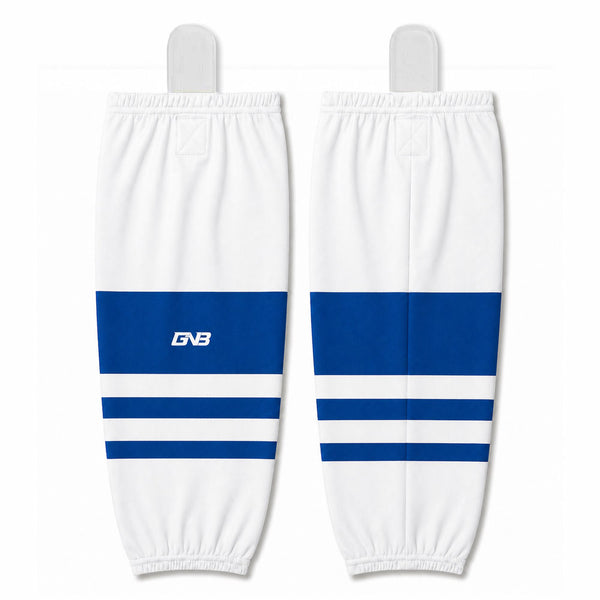HSZ2 Sublimated White Custom Team Hockey Socks