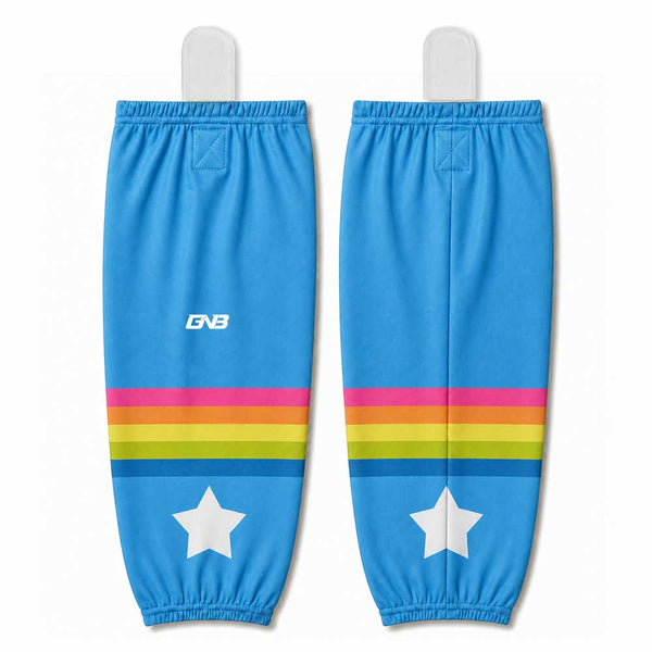 HSZ8 Polyester Sublimated Custom Youth Kids Hockey Socks