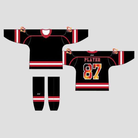 Z93 Sublimated Custom Team Hockey Jerseys Socks