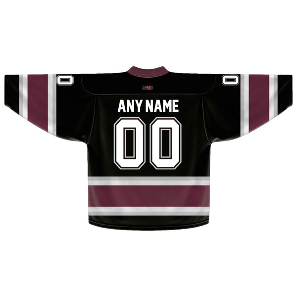 Z5 Sublimated Black Custom Team Hockey Jerseys Socks