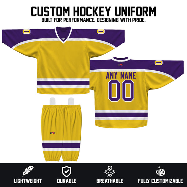 Z9 Sublimated Custom Team Hockey Jerseys Socks