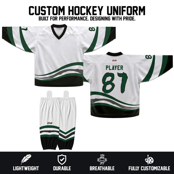 Z92 Sublimated Custom Team Hockey Jerseys Socks